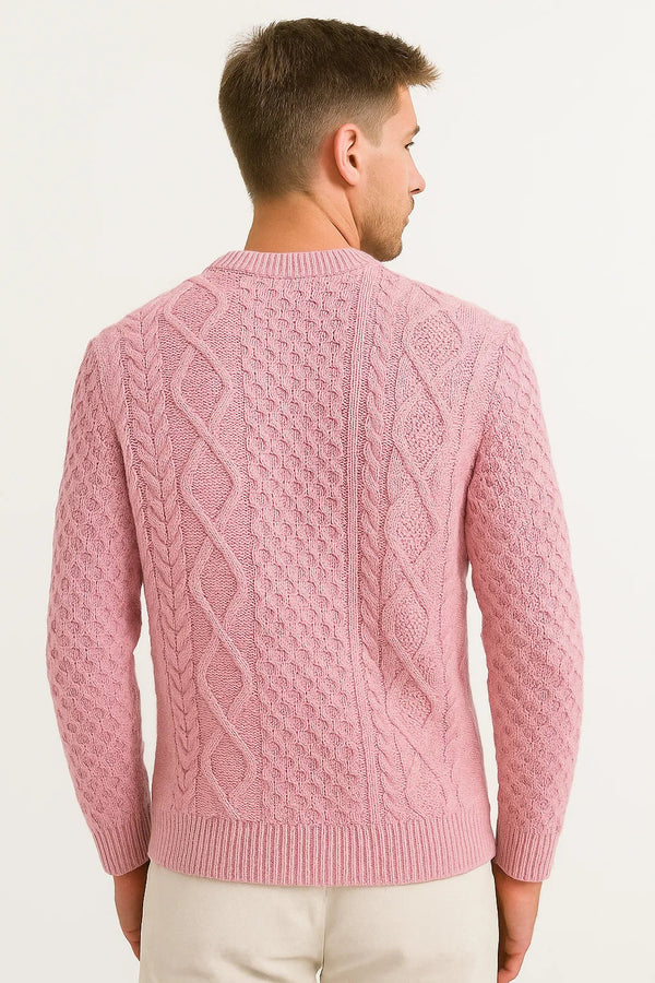 Elegant Slim-Fit Sweater with Wool Blend