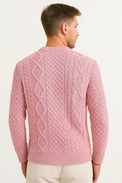 Elegant Slim-Fit Sweater with Wool Blend