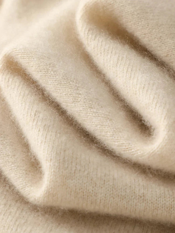 Sleeveless Slim Fit Sweater with a High Collar