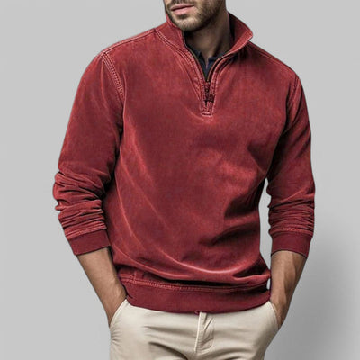 Stand-up Collar Elegant Casual Sweater