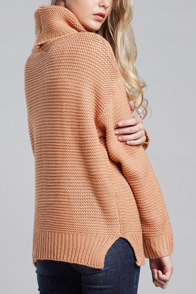Stylish Long Sleeve Chunky Knit Sweater