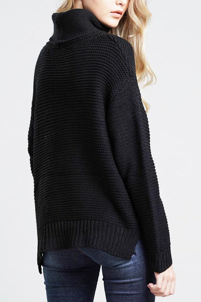 Stylish Long Sleeve Chunky Knit Sweater