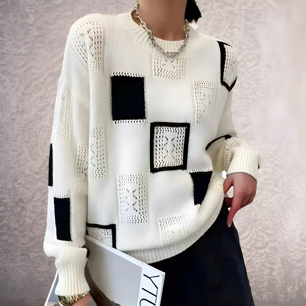 Stylish Round Neck Sweater For Women