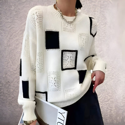 Stylish Round Neck Sweater For Women